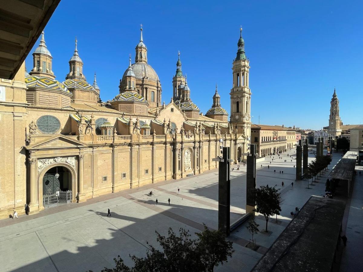 Ferienwohnung Az El Balcon A La Basilica II - Vistas Inmejorables A La Basilica Del Pilar! Saragossa Exterior foto